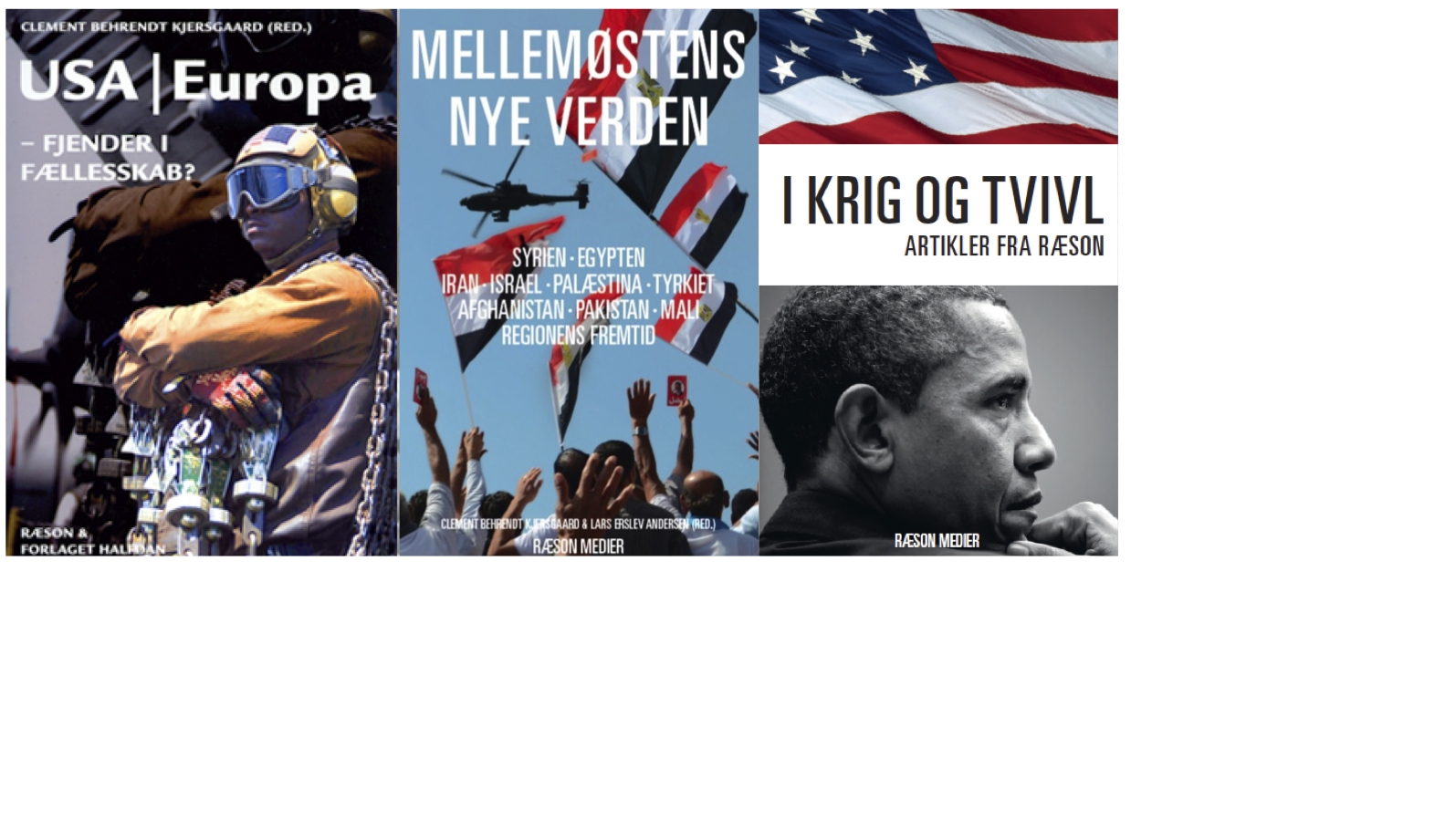 Overblik: RÆSONs bøger om Mellemøsten og USA