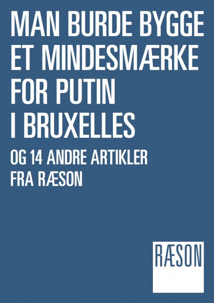 Ebog: “Man burde bygge et mindesmærke for Putin i Bruxelles” (2014)