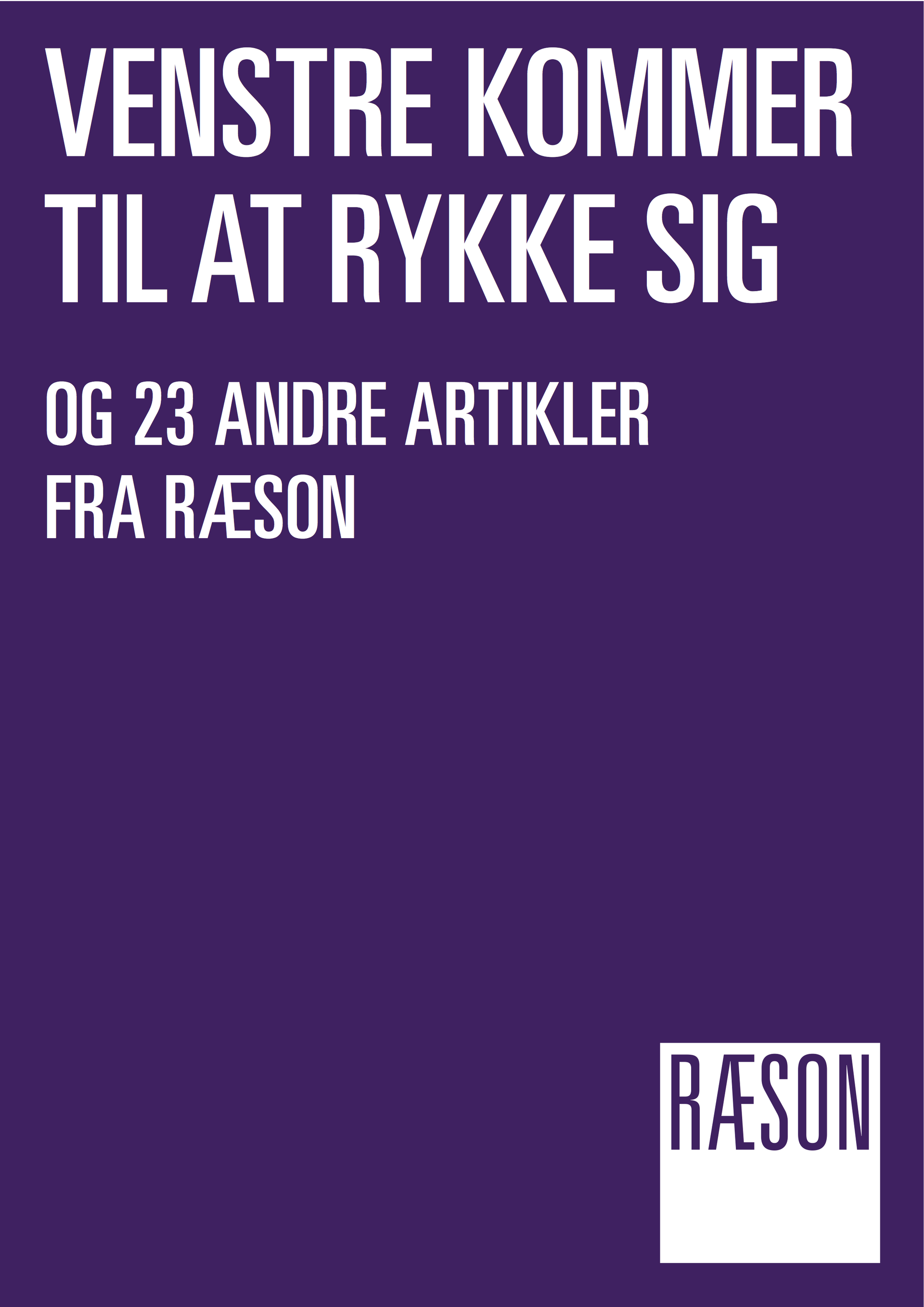 Ny ebog: Venstre kommer til at rykke sig [2015]