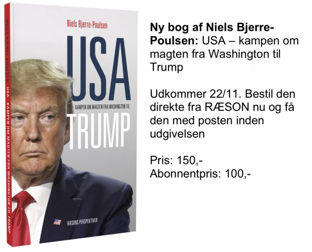 Ny bog på vej: USA – kampen om magten fra George Washington til Donald Trump