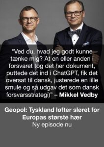 Ny episode af Geopol ude nu: Tyskland løfter sløret for Europas største hær